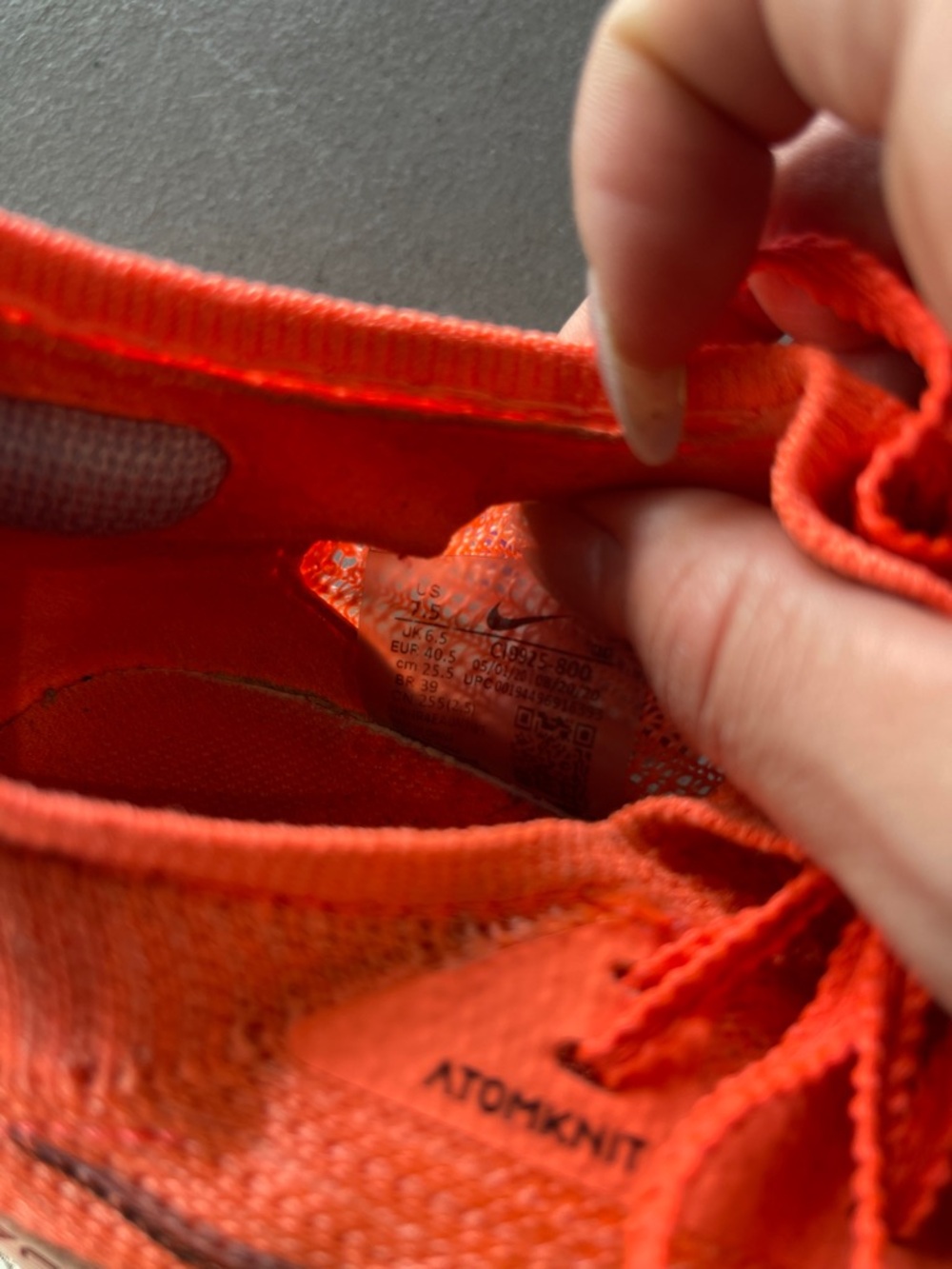 Nike Air Zoom Alphafly Nesxt%vBright Mango Orange Running Sneakers M 7.5, W 9 - Picture 9 of 9